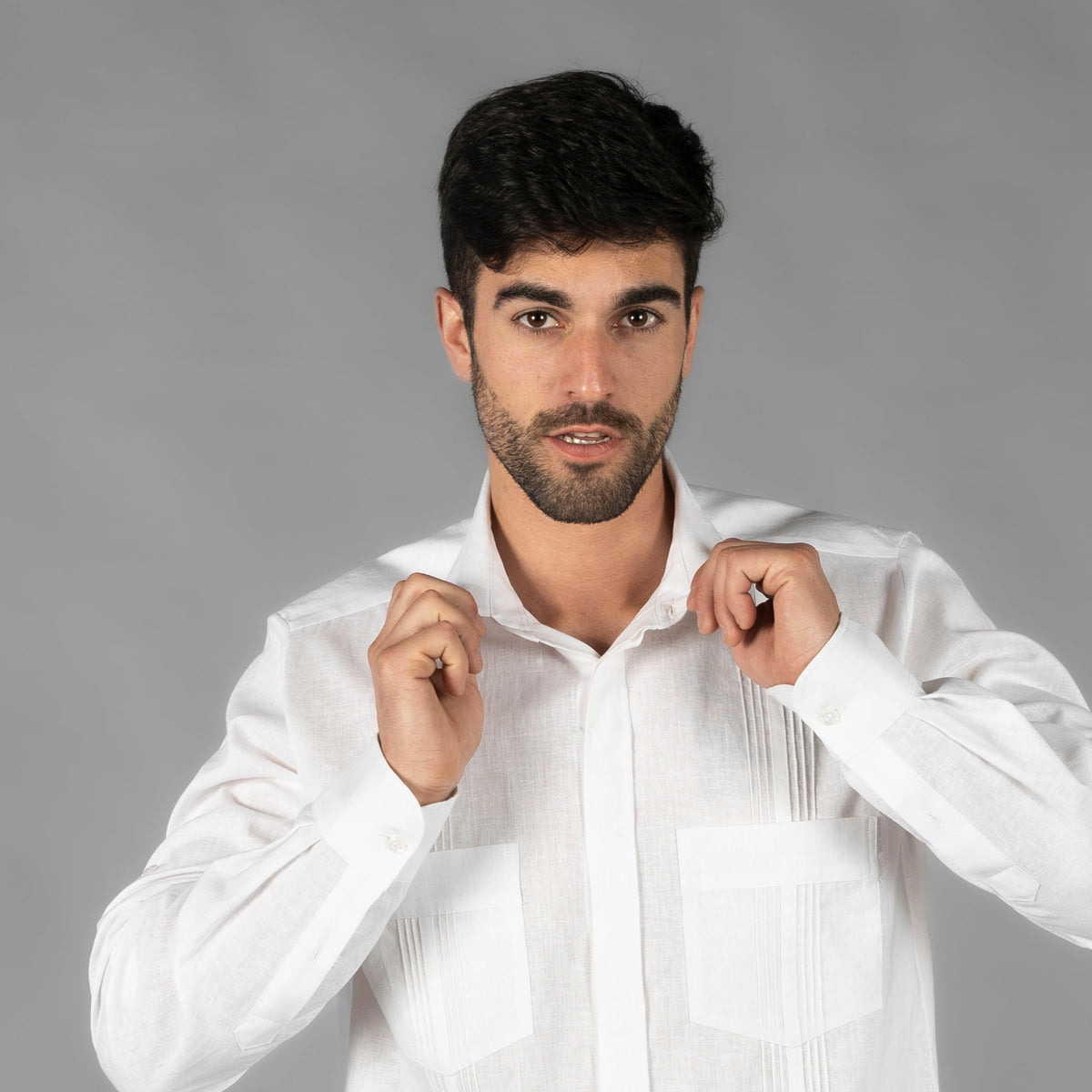 GUAYABERA HOMBRE CUELLO CAMISERO SALOMON - Gary's
