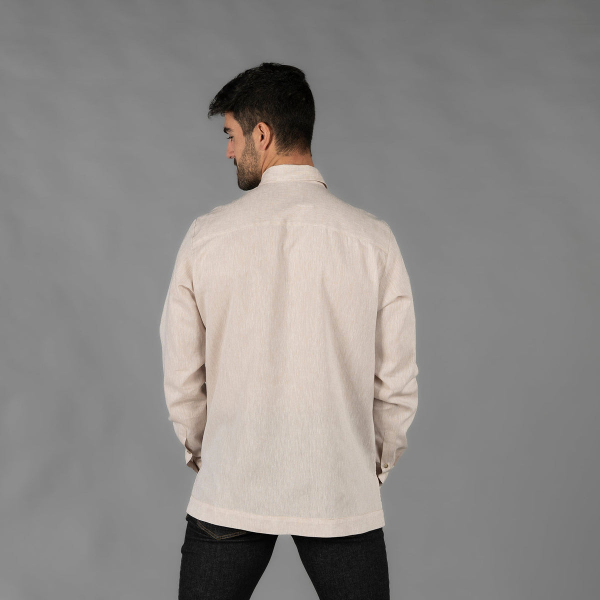 GUAYABERA HOMBRE CUELLO CAMISERO SALOMON - Gary's