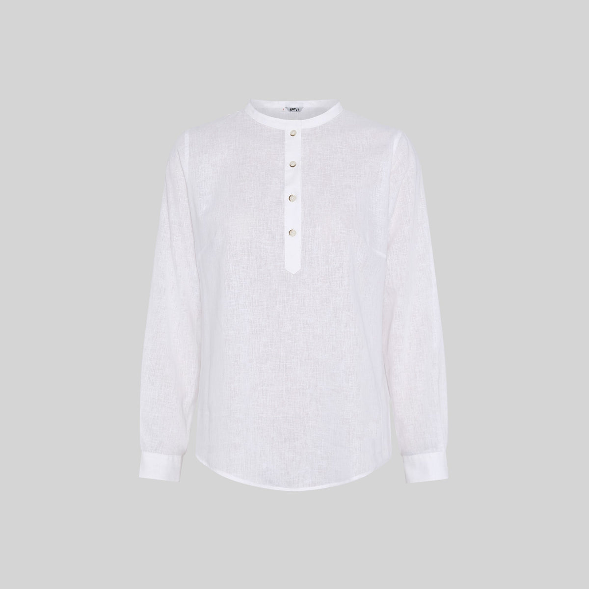 CAMISA MUJER LINO/COTTON CUELLO MAO KAULA - Gary's