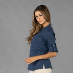 CAMISA MUJER LINO/COTTON CUELLO MAO KAULA - Gary's