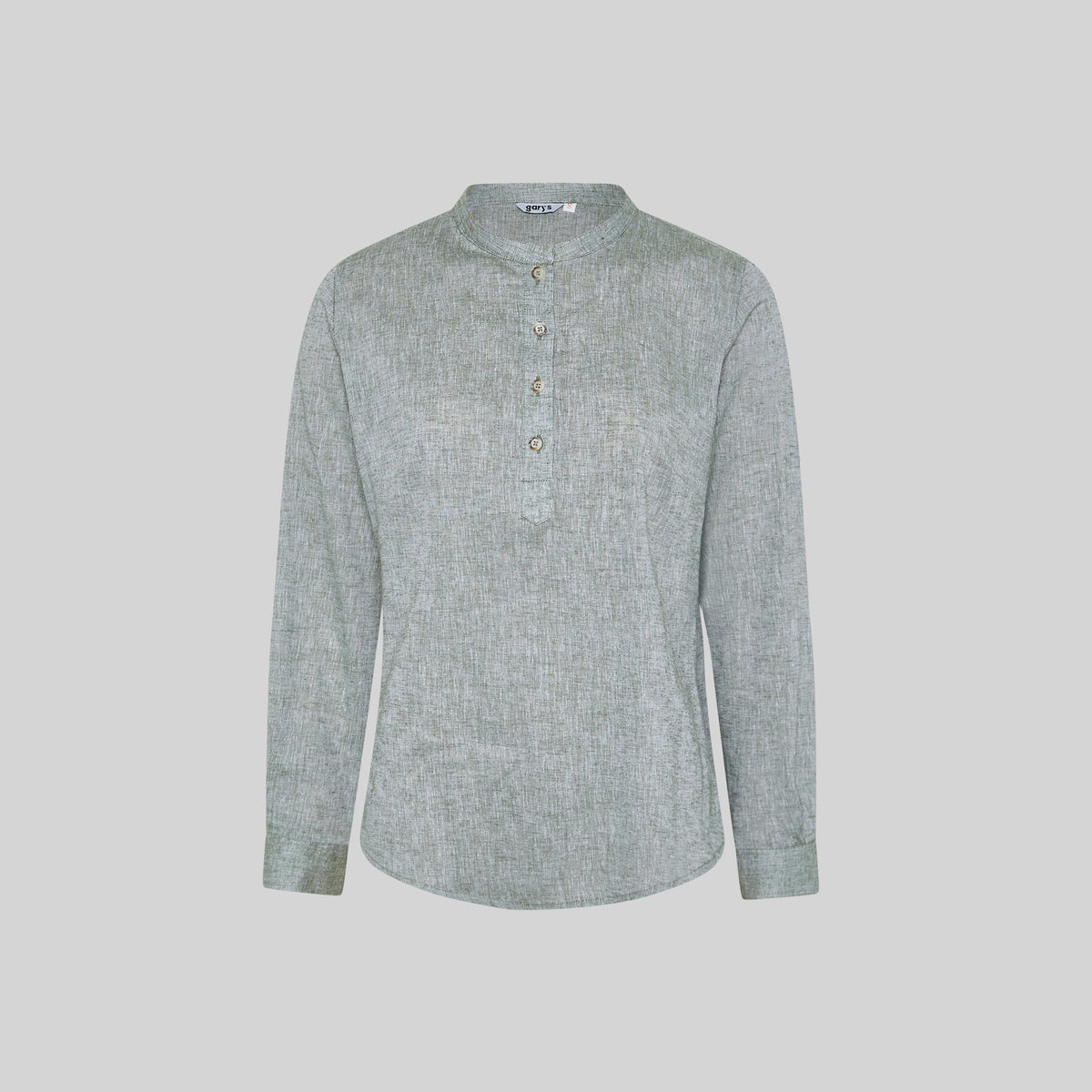CAMISA MUJER LINO/COTTON CUELLO MAO KAULA - Gary's