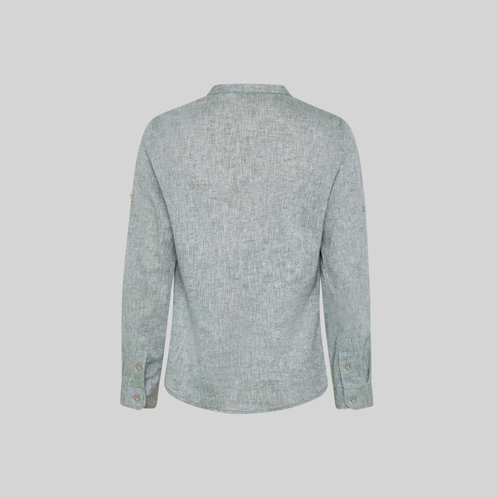 CAMISA MUJER LINO/COTTON CUELLO MAO KAULA - Gary's