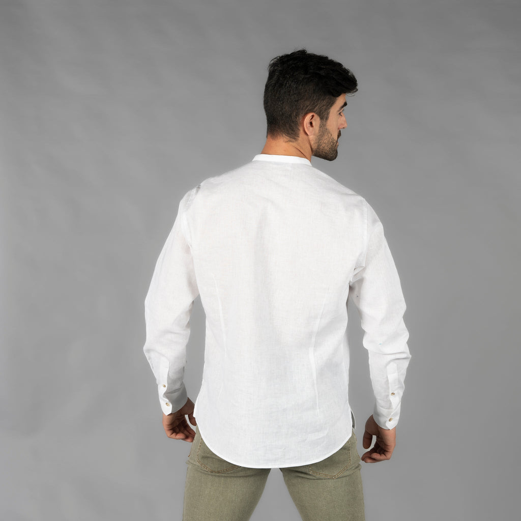 CAMISA HOMBRE LINO/COTTON CUELLO MAO TIWI - Gary's