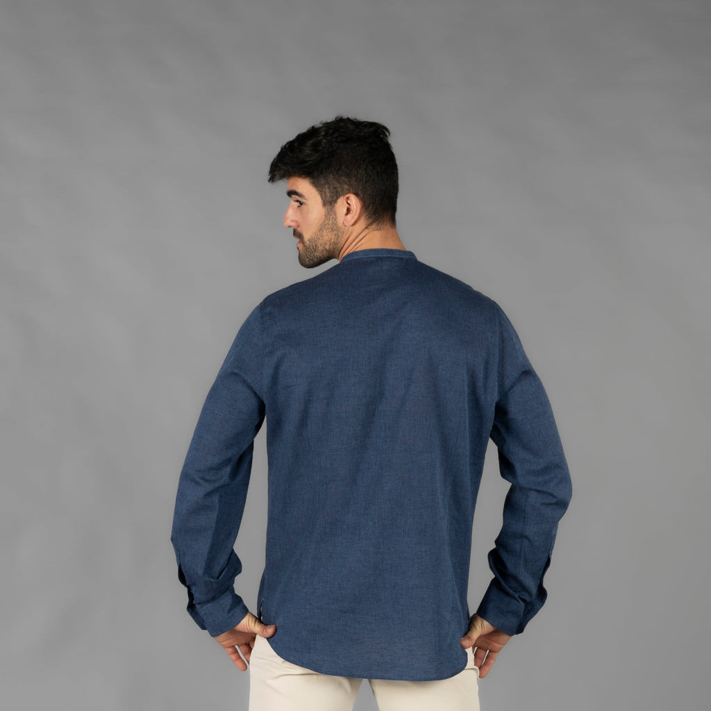 CAMISA HOMBRE LINO/COTTON CUELLO MAO TIWI - Gary's