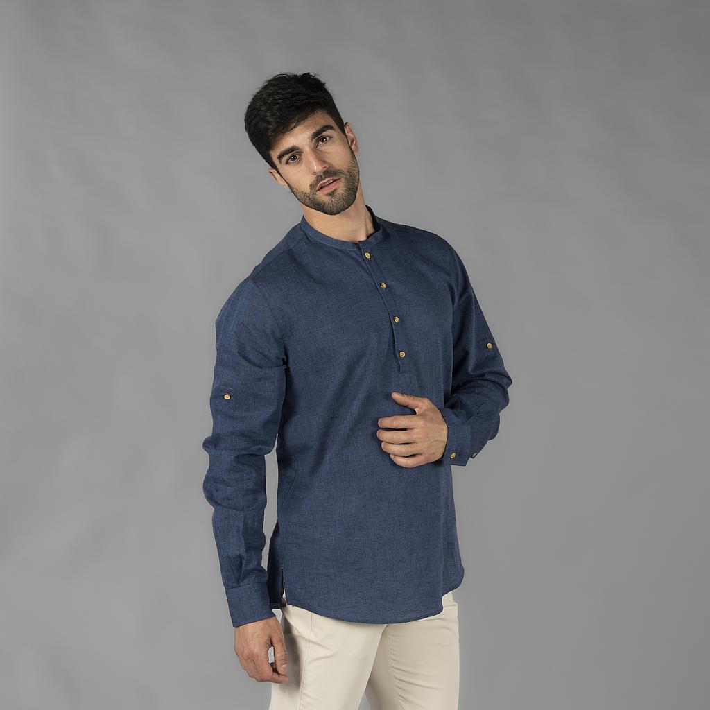 CAMISA HOMBRE LINO/COTTON CUELLO MAO TIWI - Gary's