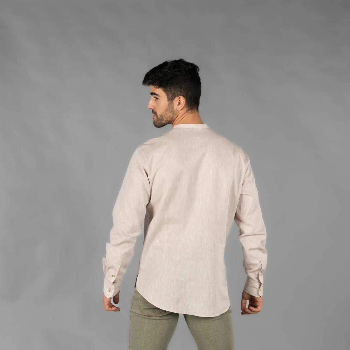 CAMISA HOMBRE LINO/COTTON CUELLO MAO TIWI - Gary's