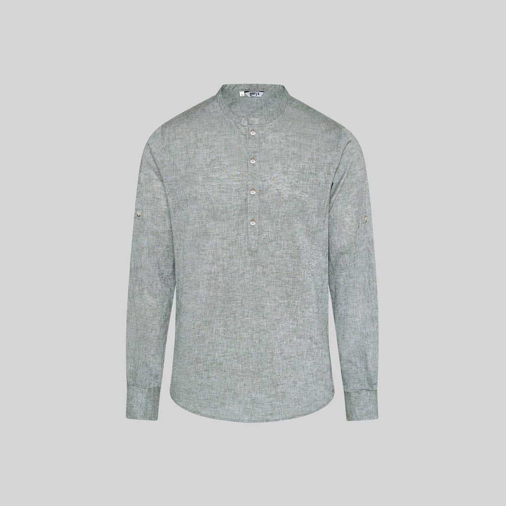 CAMISA HOMBRE LINO/COTTON CUELLO MAO TIWI - Gary's