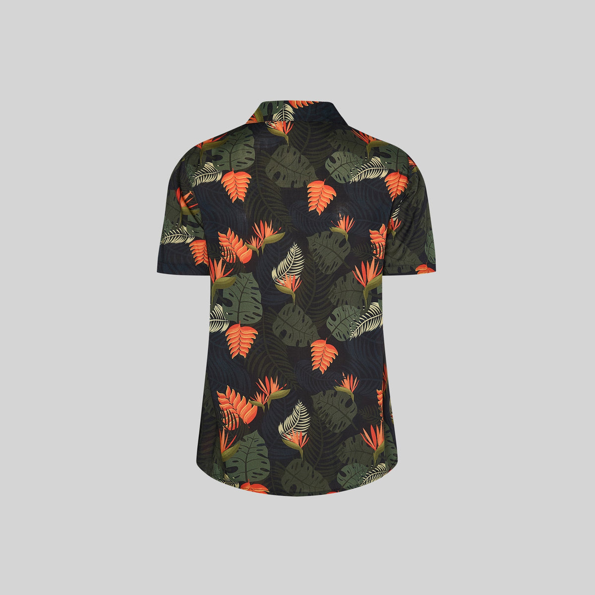 CAMISA MUJER CUELLO SOLAPA HAWAIANA - Gary's