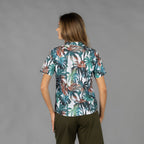 CAMISA MUJER CUELLO SOLAPA HAWAIANA - Gary's