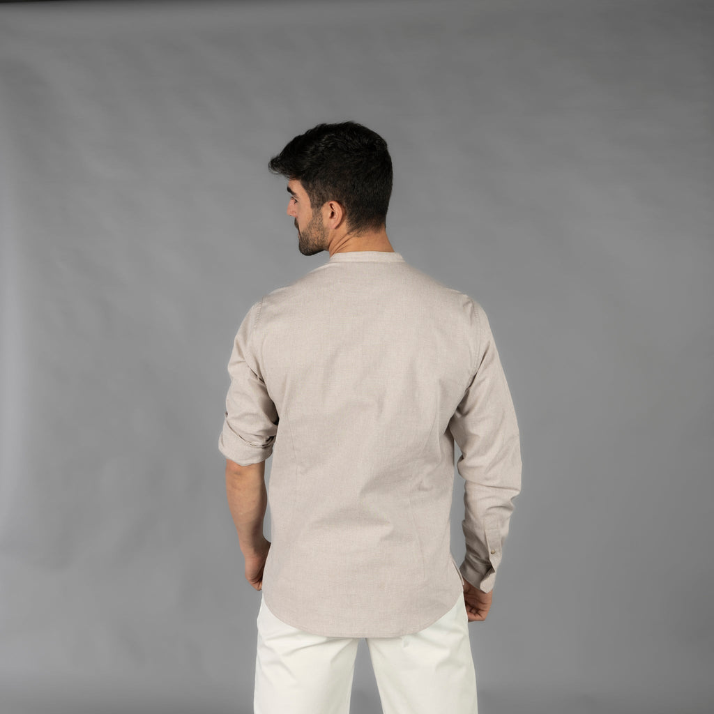 CAMISA HOMBRE CHAMBRAY CUELLO MAO NIAS - Gary's