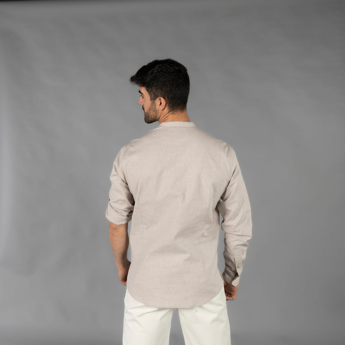 CAMISA HOMBRE CHAMBRAY CUELLO MAO NIAS - Gary's