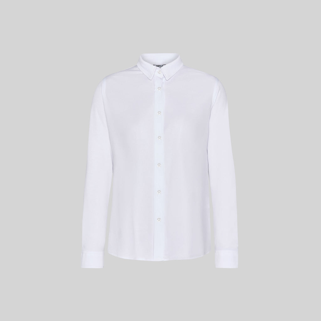 CAMISA MUJER INTERLOCK CUELLO CAMISERO CERDEÑA - Gary's