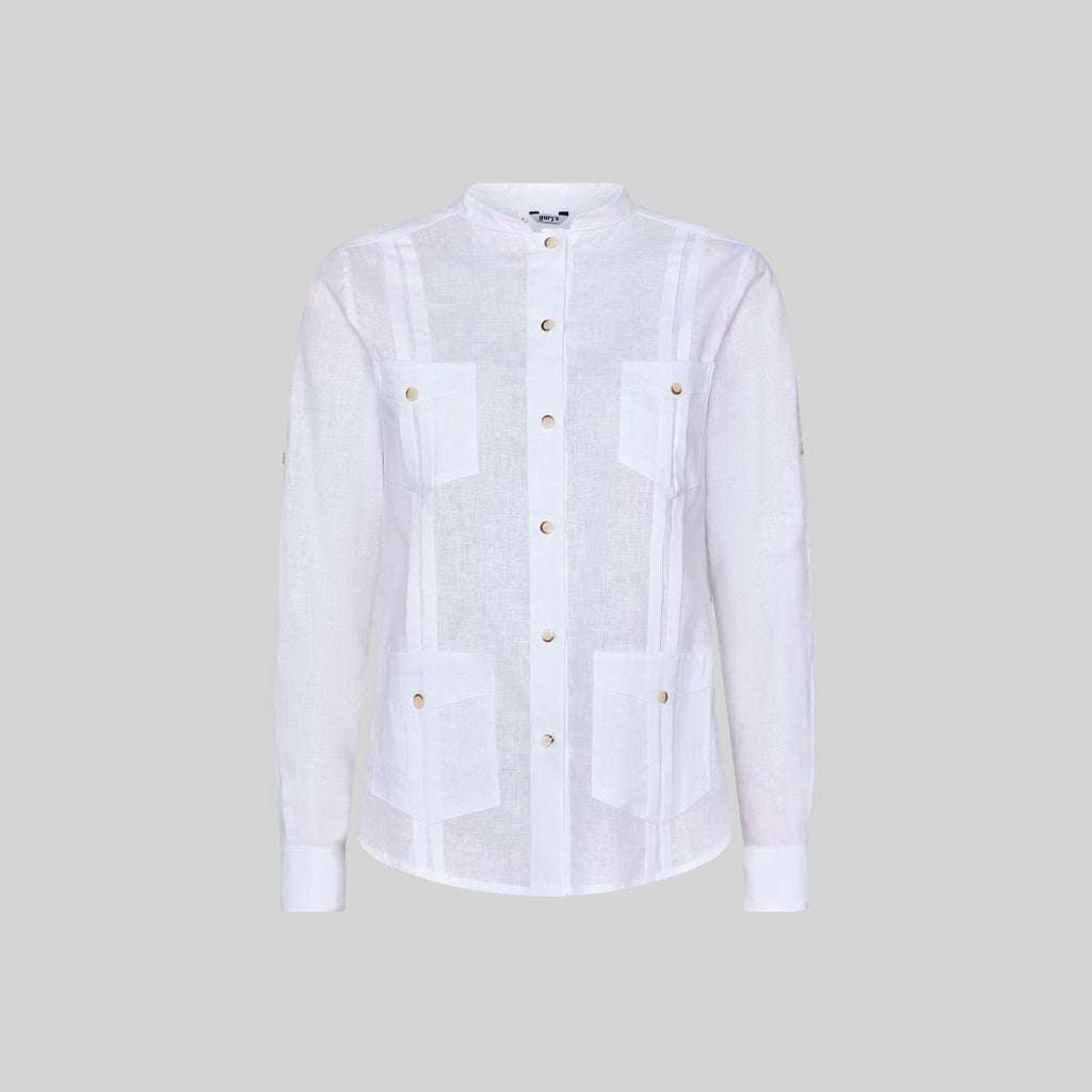 GUAYABERA MUJER CUELLO MAO ISABELA - Gary's