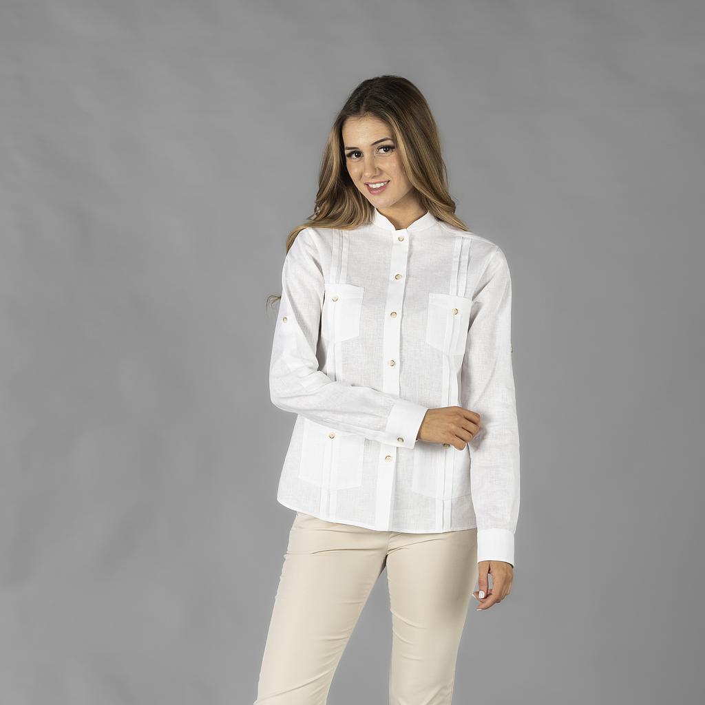 GUAYABERA MUJER CUELLO MAO ISABELA - Gary's