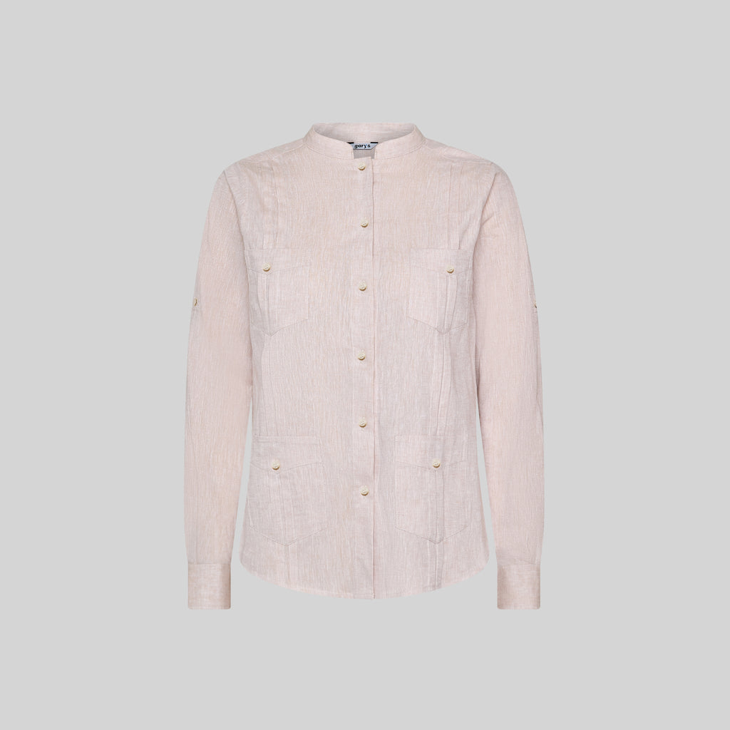 GUAYABERA MUJER CUELLO MAO ISABELA - Gary's