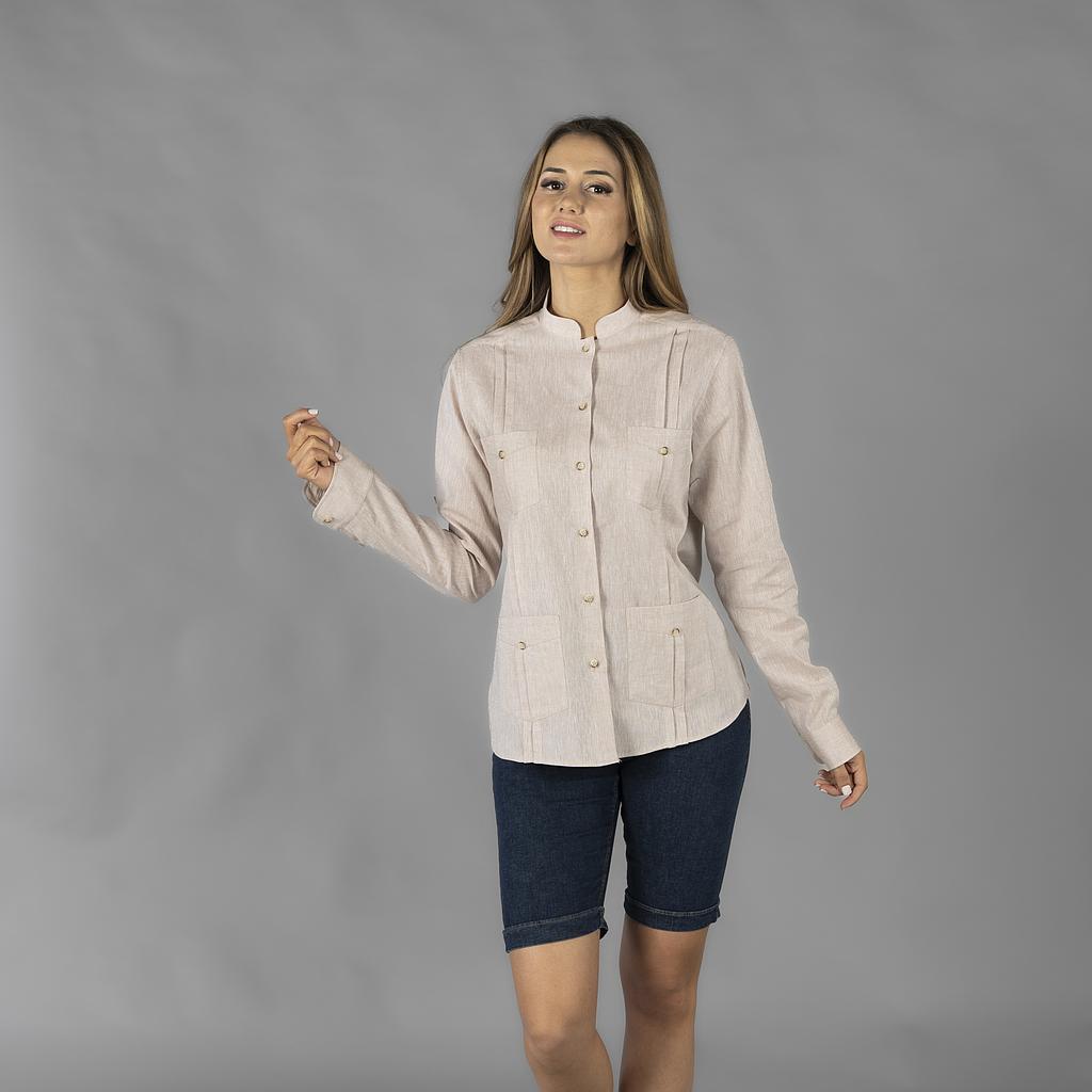 GUAYABERA MUJER CUELLO MAO ISABELA - Gary's