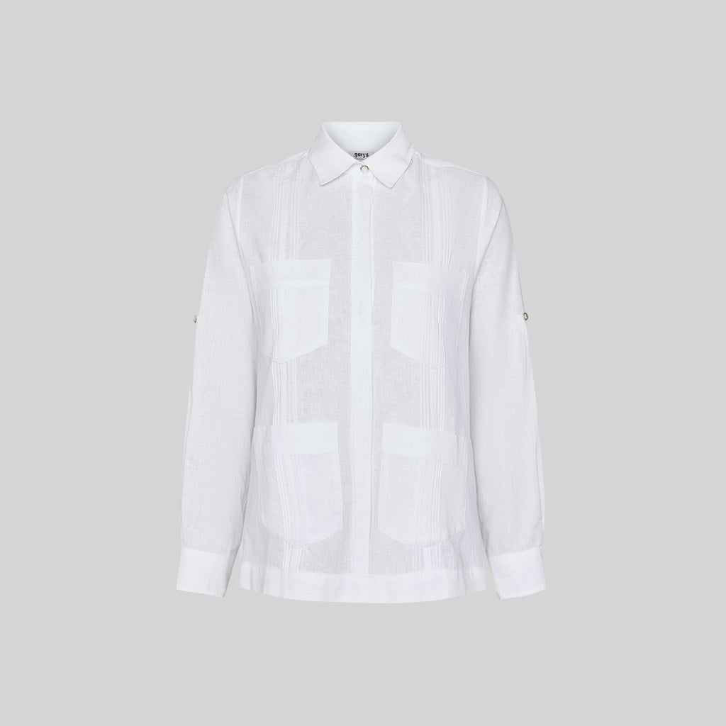 GUAYABERA MUJER CUELLO CAMISERO SUMATRA - Gary's