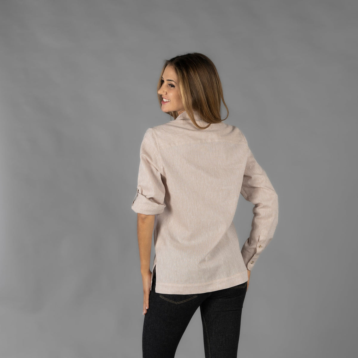 GUAYABERA MUJER CUELLO CAMISERO SUMATRA - Gary's