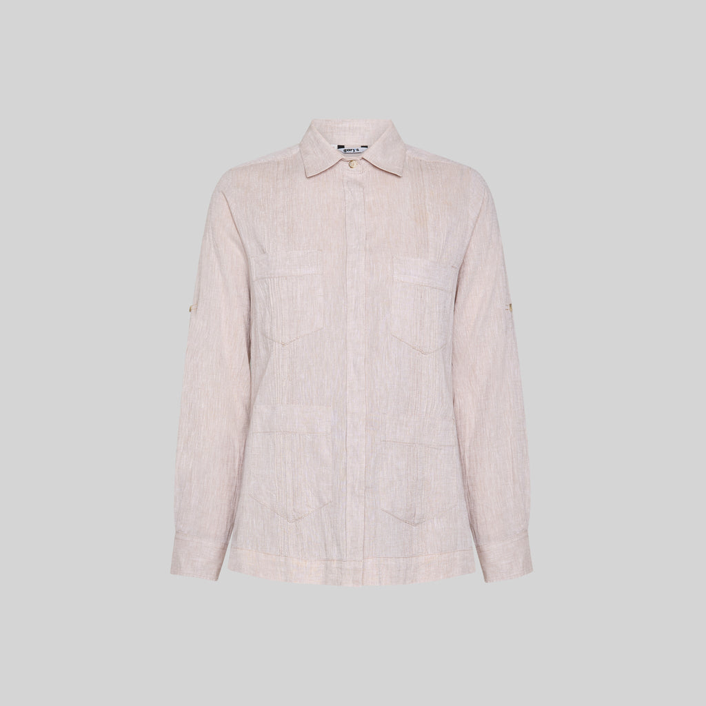 GUAYABERA MUJER CUELLO CAMISERO SUMATRA - Gary's