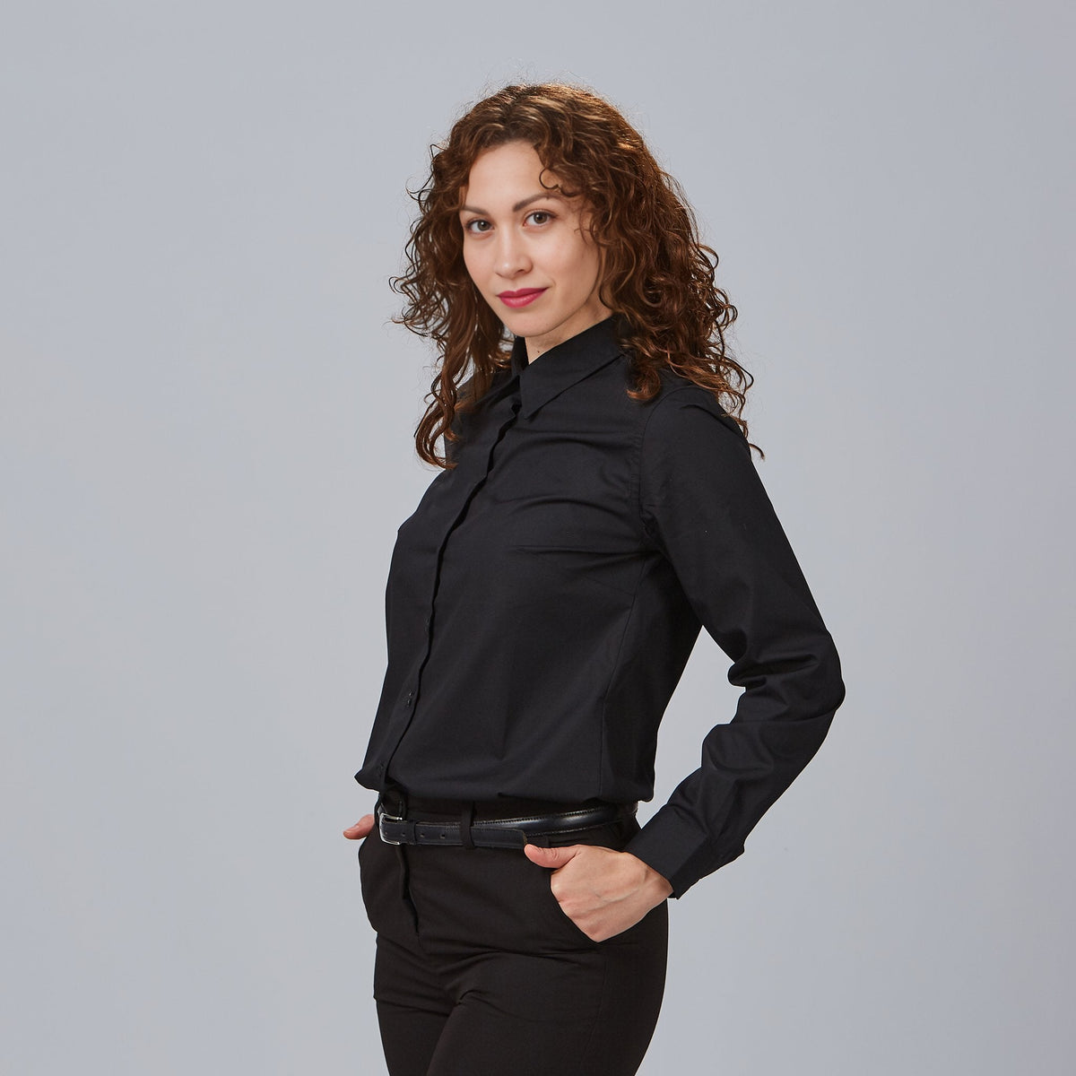 CAMISA MUJER M/L ELASTAN - Gary's