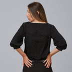 BLUSA MUJER MANGA RIZADA ROSANNA - Gary's