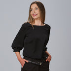 BLUSA MUJER MANGA RIZADA ROSANNA - Gary's