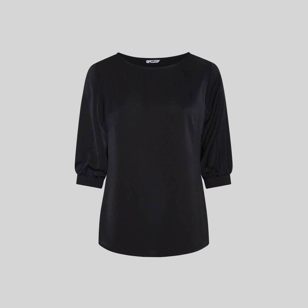 BLUSA MUJER MANGA RIZADA ROSANNA - Gary's