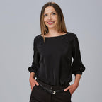 BLUSA MUJER MANGA RIZADA ROSANNA - Gary's