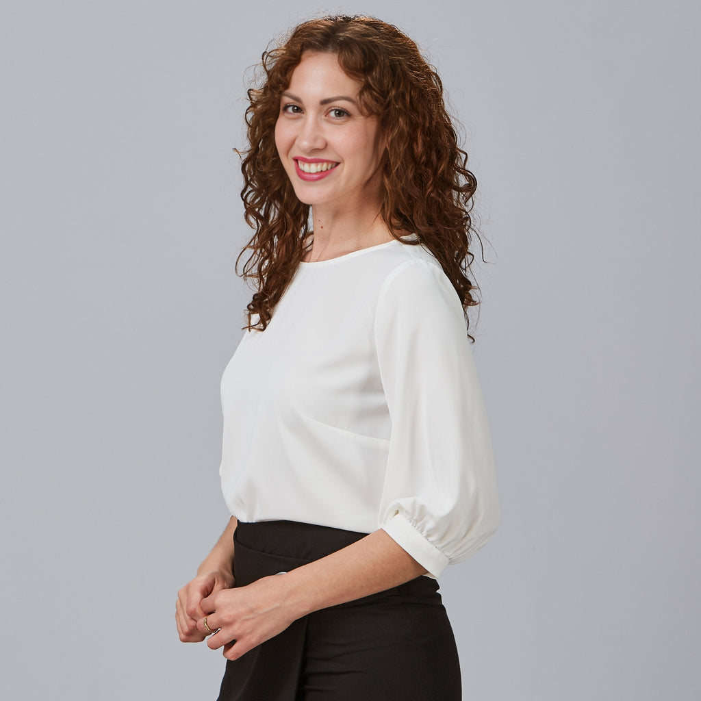 BLUSA MUJER MANGA RIZADA ROSANNA - Gary's