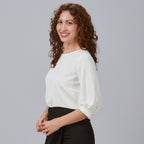 BLUSA MUJER MANGA RIZADA ROSANNA - Gary's