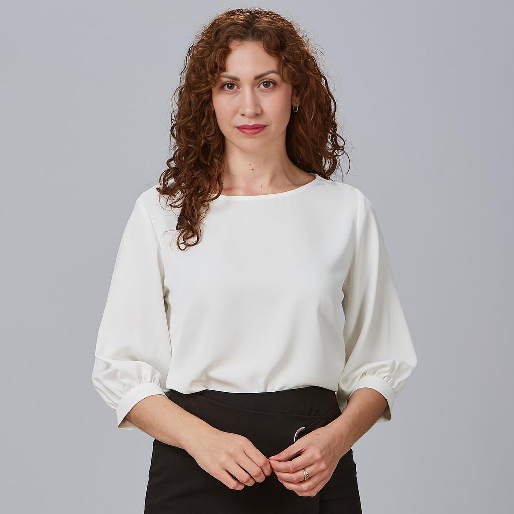 BLUSA MUJER MANGA RIZADA ROSANNA - Gary's