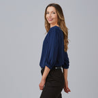 BLUSA MUJER MANGA RIZADA ROSANNA - Gary's