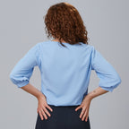 BLUSA MUJER MANGA RIZADA ROSANNA - Gary's