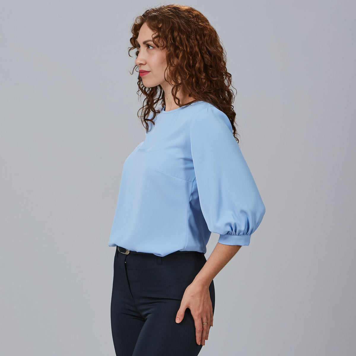 BLUSA MUJER MANGA RIZADA ROSANNA - Gary's