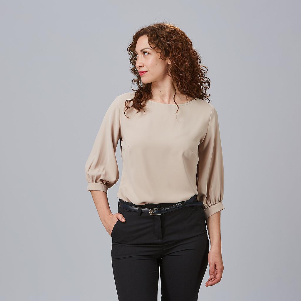BLUSA MUJER MANGA RIZADA ROSANNA - Gary's