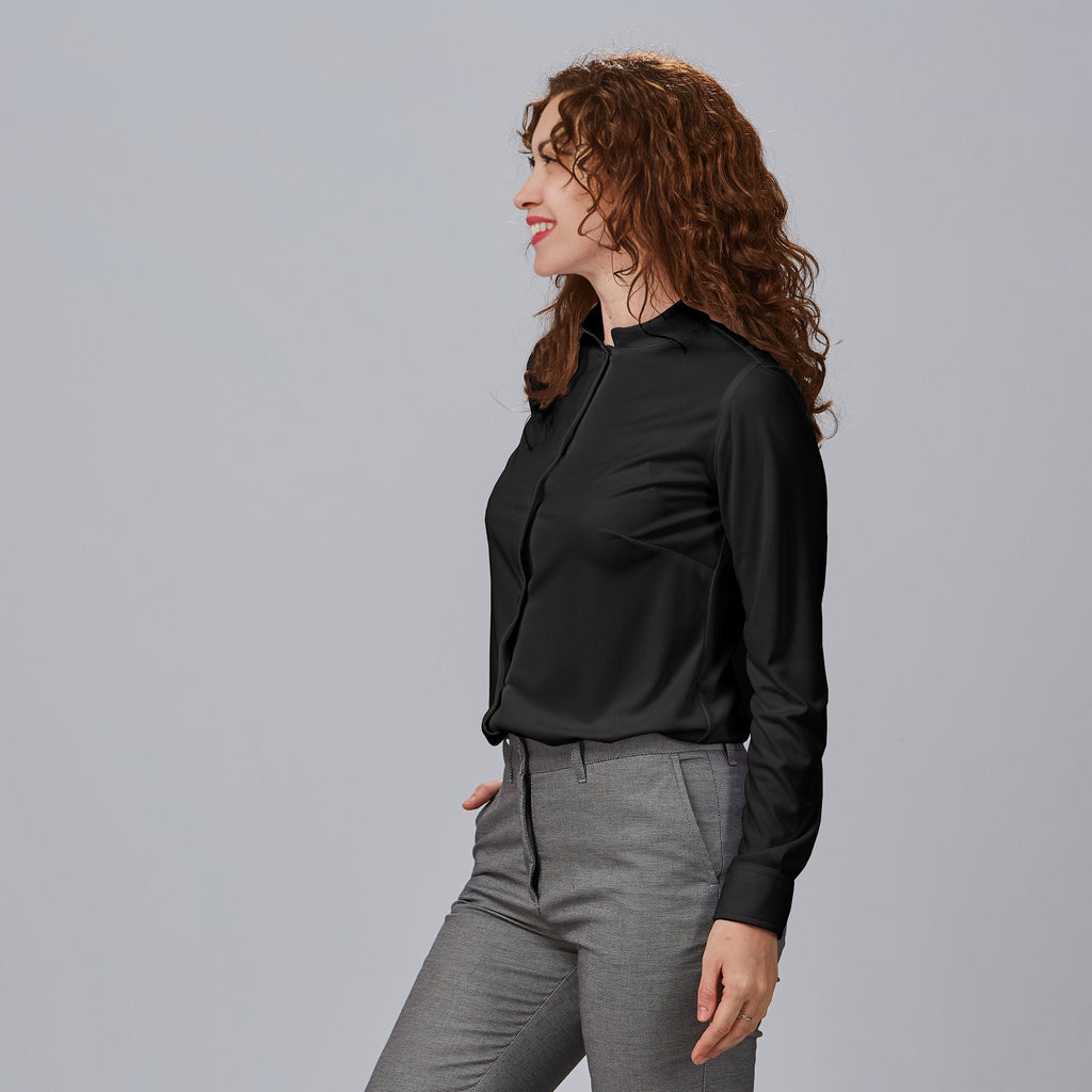 CAMISA MUJER C/MAO INTERLOCK RENATA - Gary's