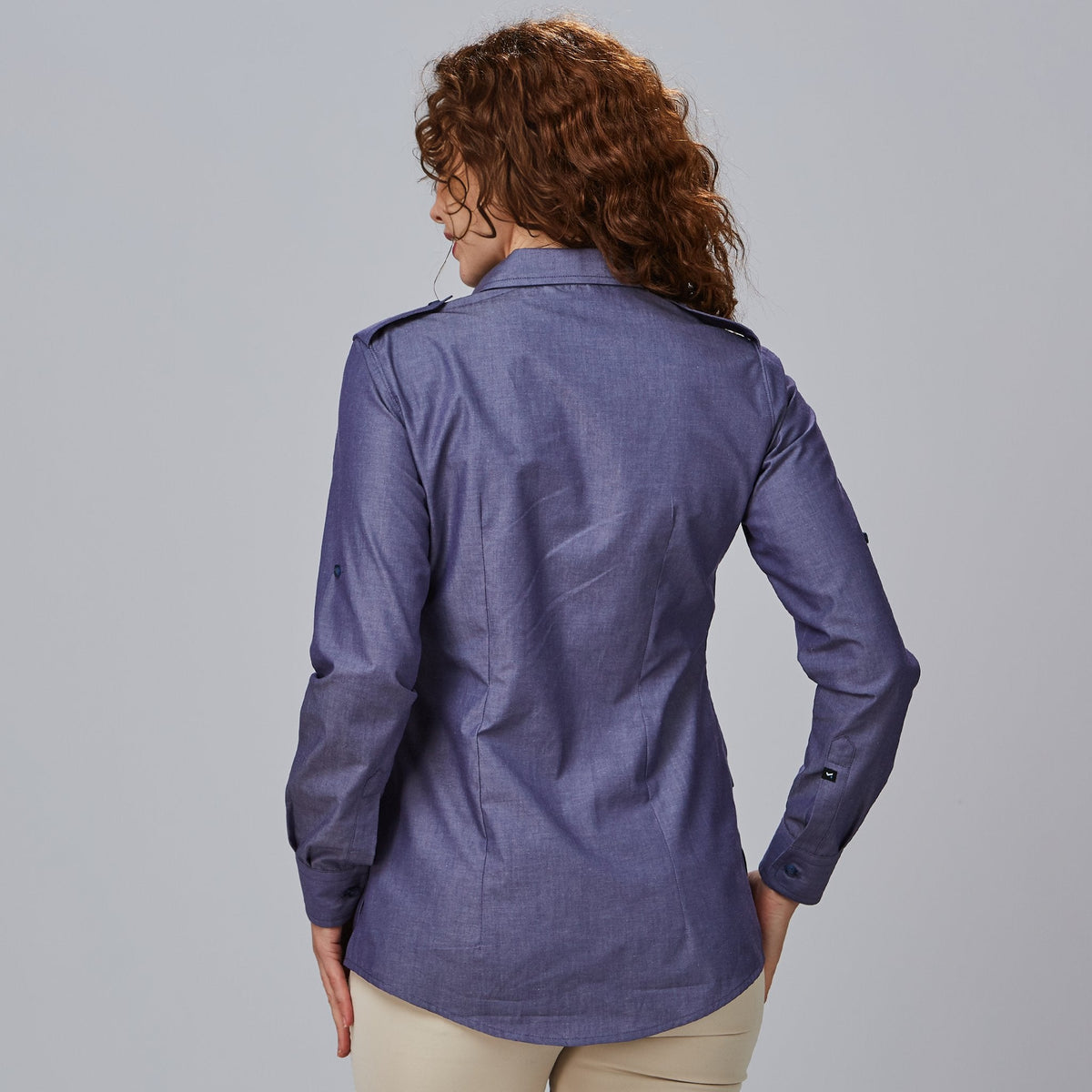 CAMISA MUJER MANGA ROLL UP DANIELA - Gary's