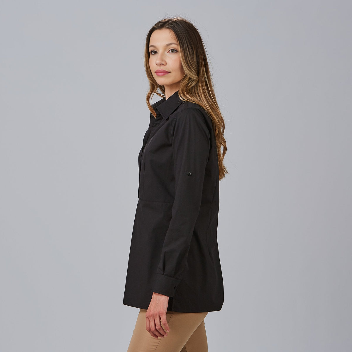 CAMISA MUJER MANGA ROLL UP LIVIA - Gary's