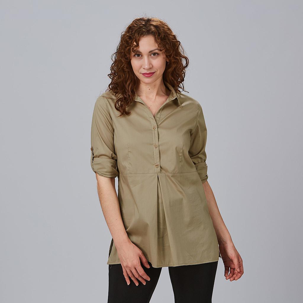 CAMISA MUJER MANGA ROLL UP LIVIA - Gary's