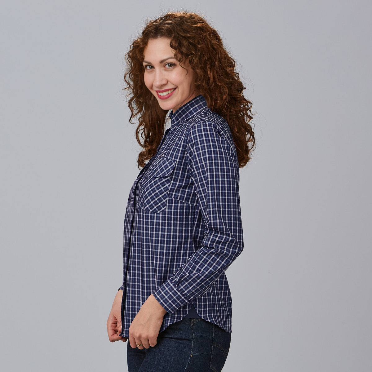 CAMISA MUJER CUADROS CATERINA - Gary's