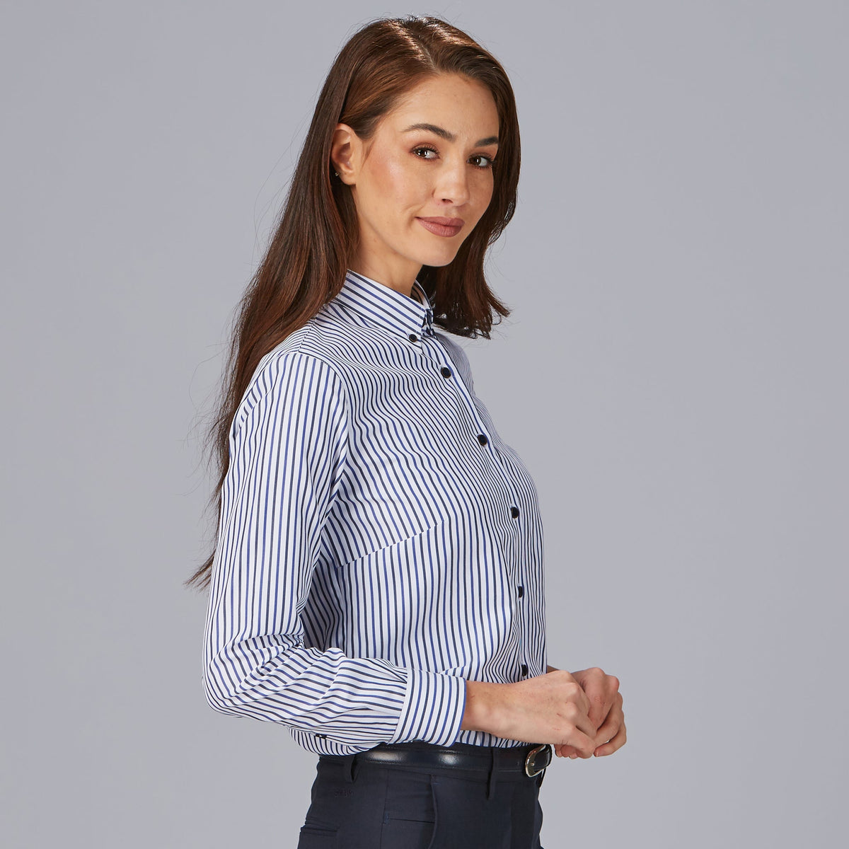 CAMISA MUJER RAYAS BICOLOR SIMONETTA - Gary's