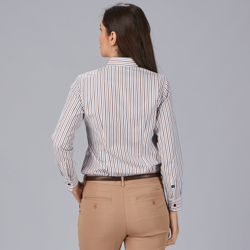CAMISA MUJER RAYAS BICOLOR SIMONETTA - Gary's