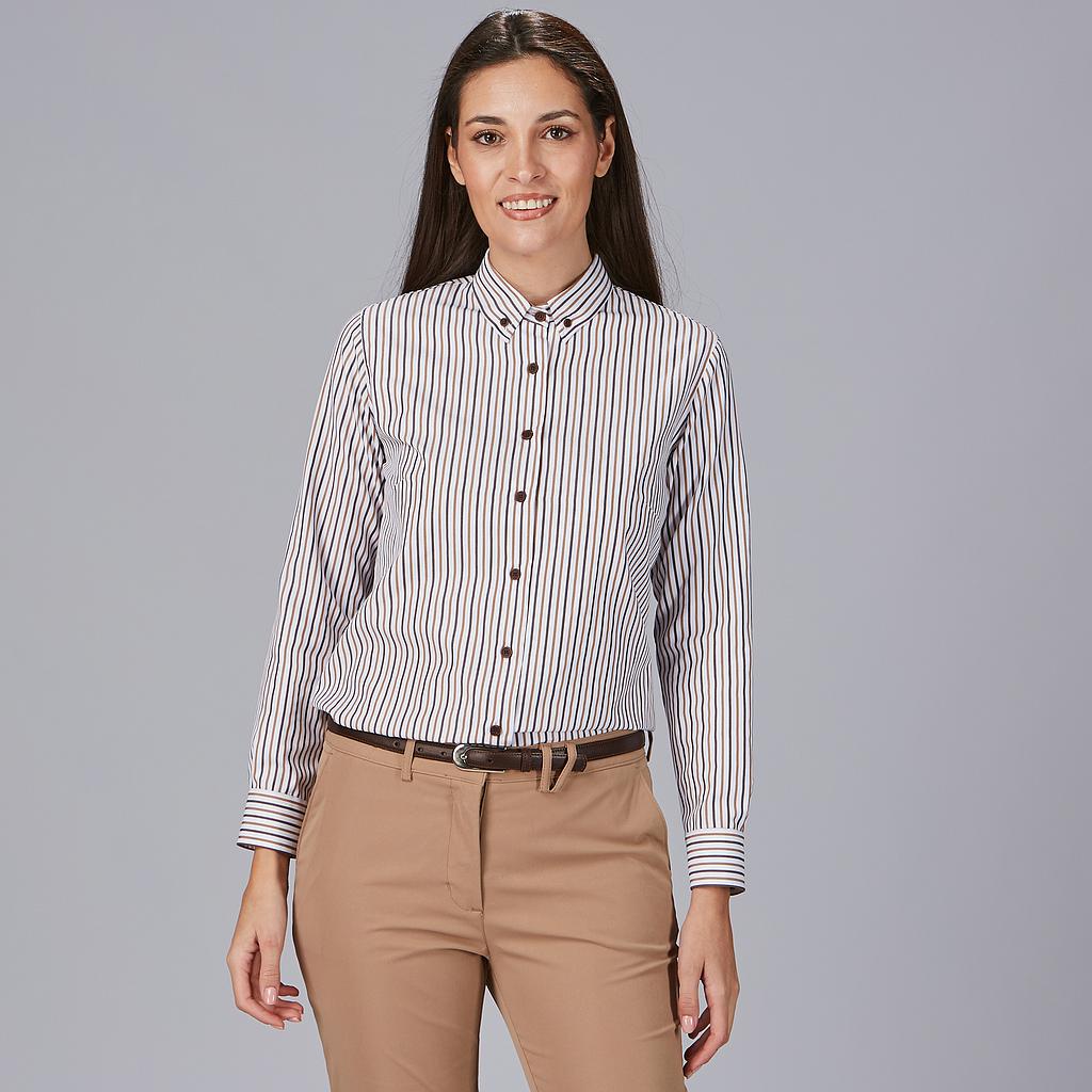 CAMISA MUJER RAYAS BICOLOR SIMONETTA - Gary's