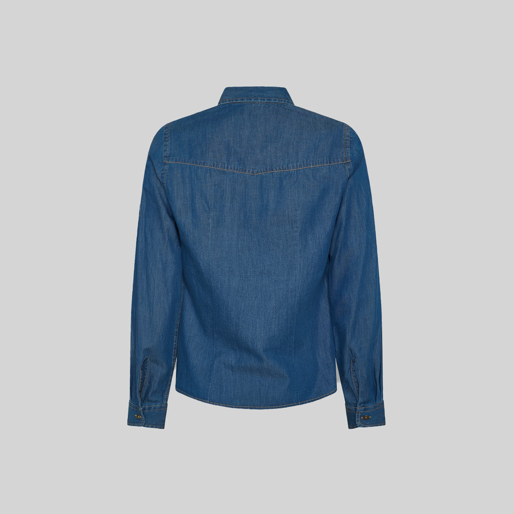 CAMISA MUJER TEJANO FINO LAVADO VALERIA - Gary's