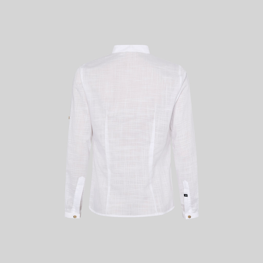 CAMISA MUJER FALSO LINO FLORA - Gary's