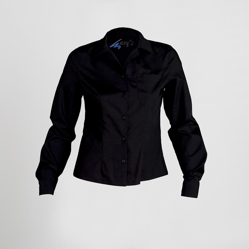 BLUSA CAMARERA ENTALLADA M/LARGA - Gary's