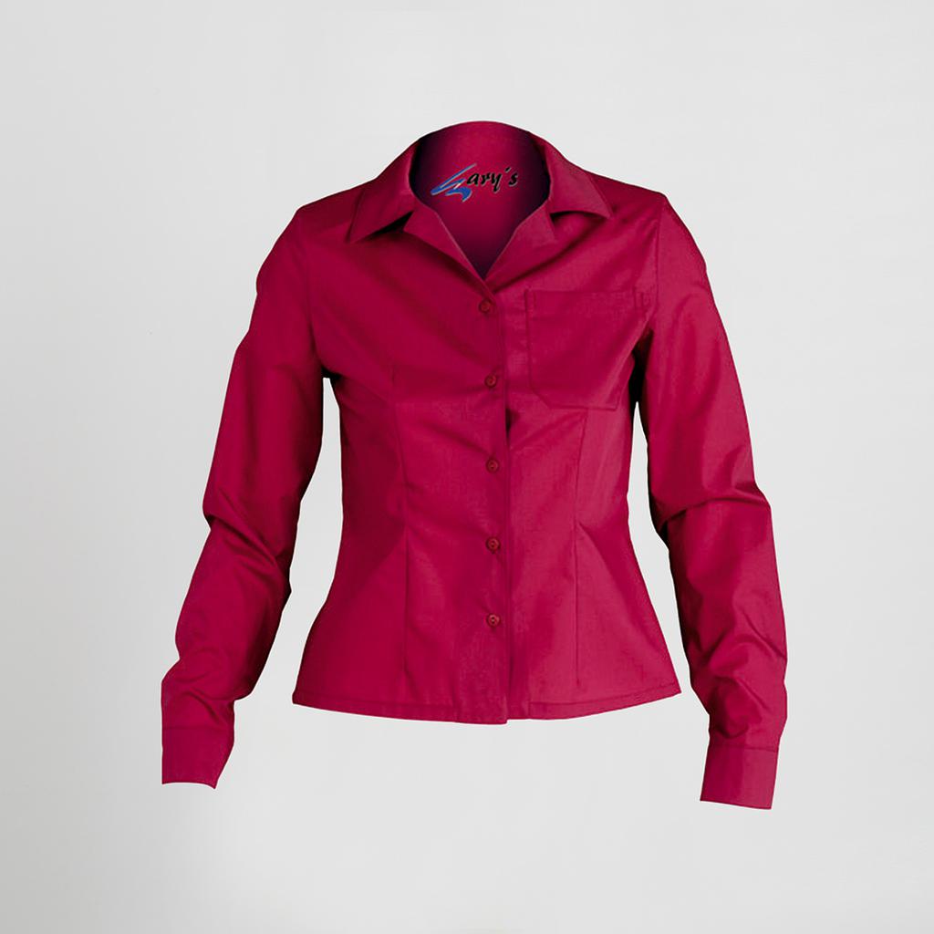 BLUSA CAMARERA ENTALLADA M/LARGA - Gary's