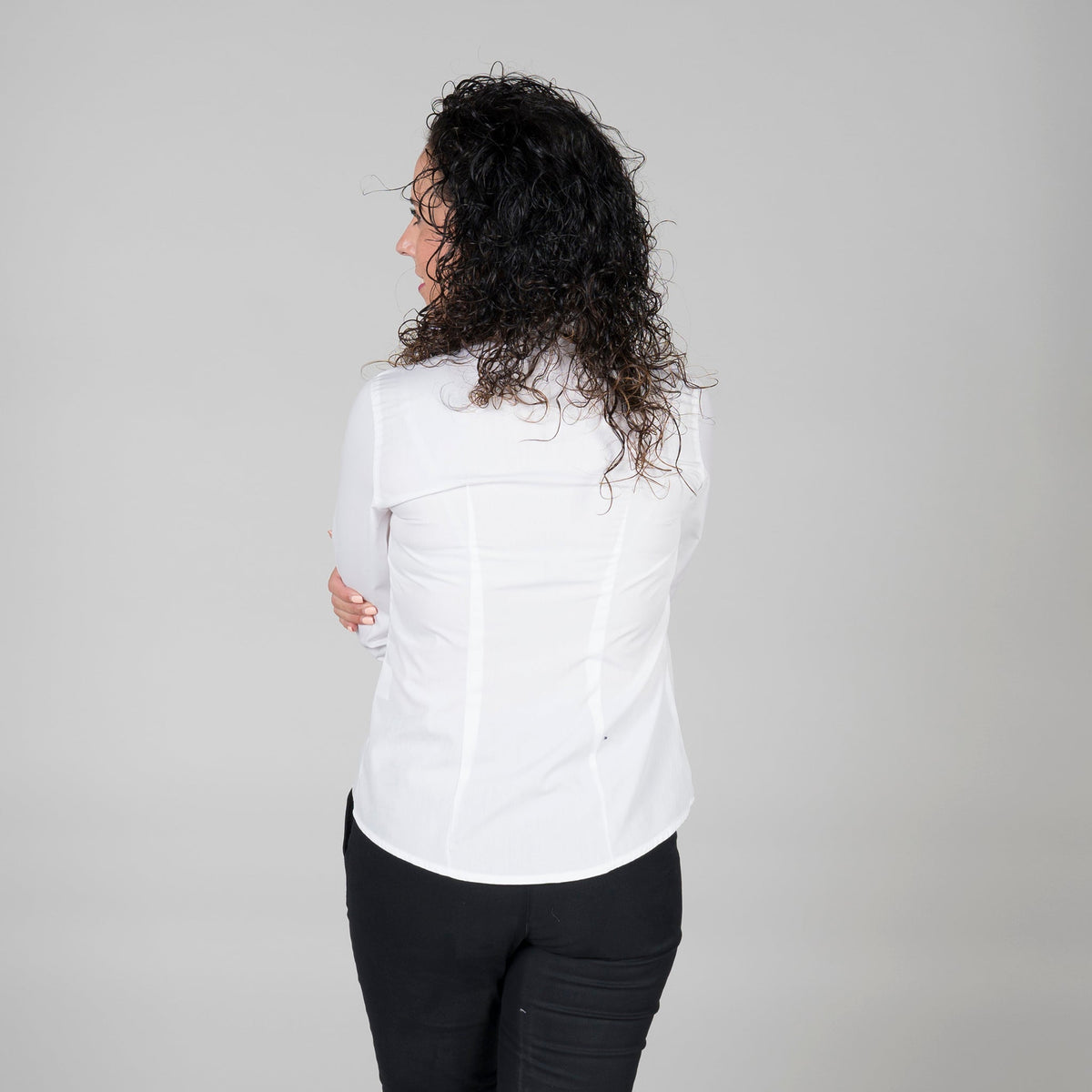 BLUSA MUJER BOTON OCULTO M/L - Gary's