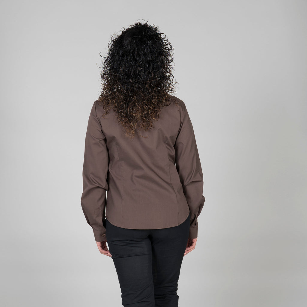 BLUSA MUJER BOTON OCULTO M/L - Gary's