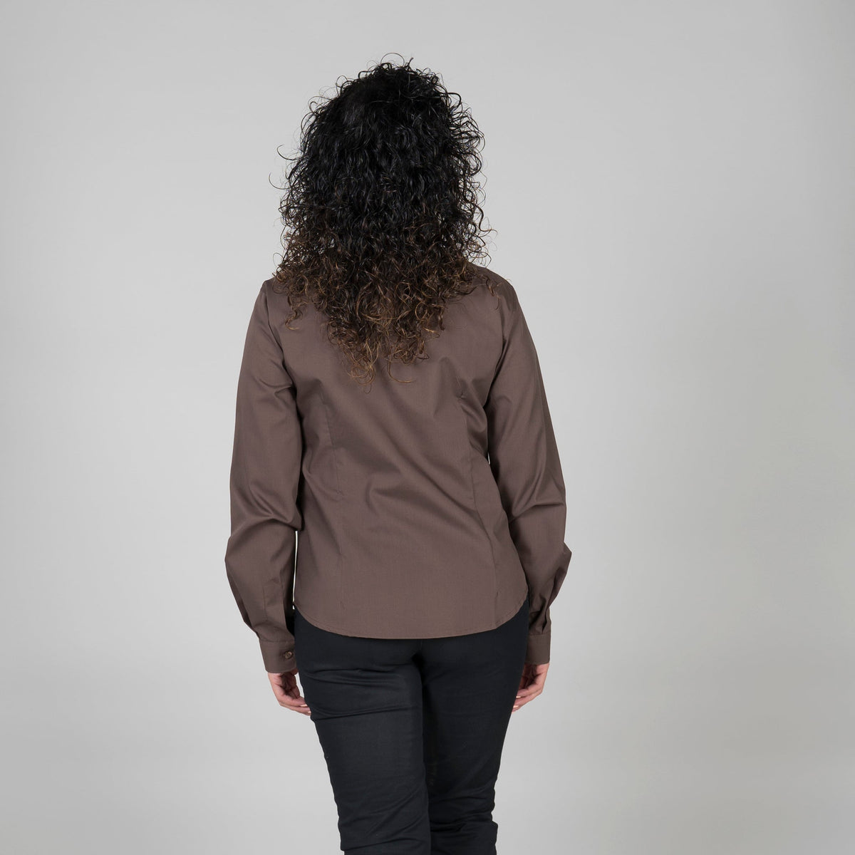 BLUSA MUJER BOTON OCULTO M/L - Gary's